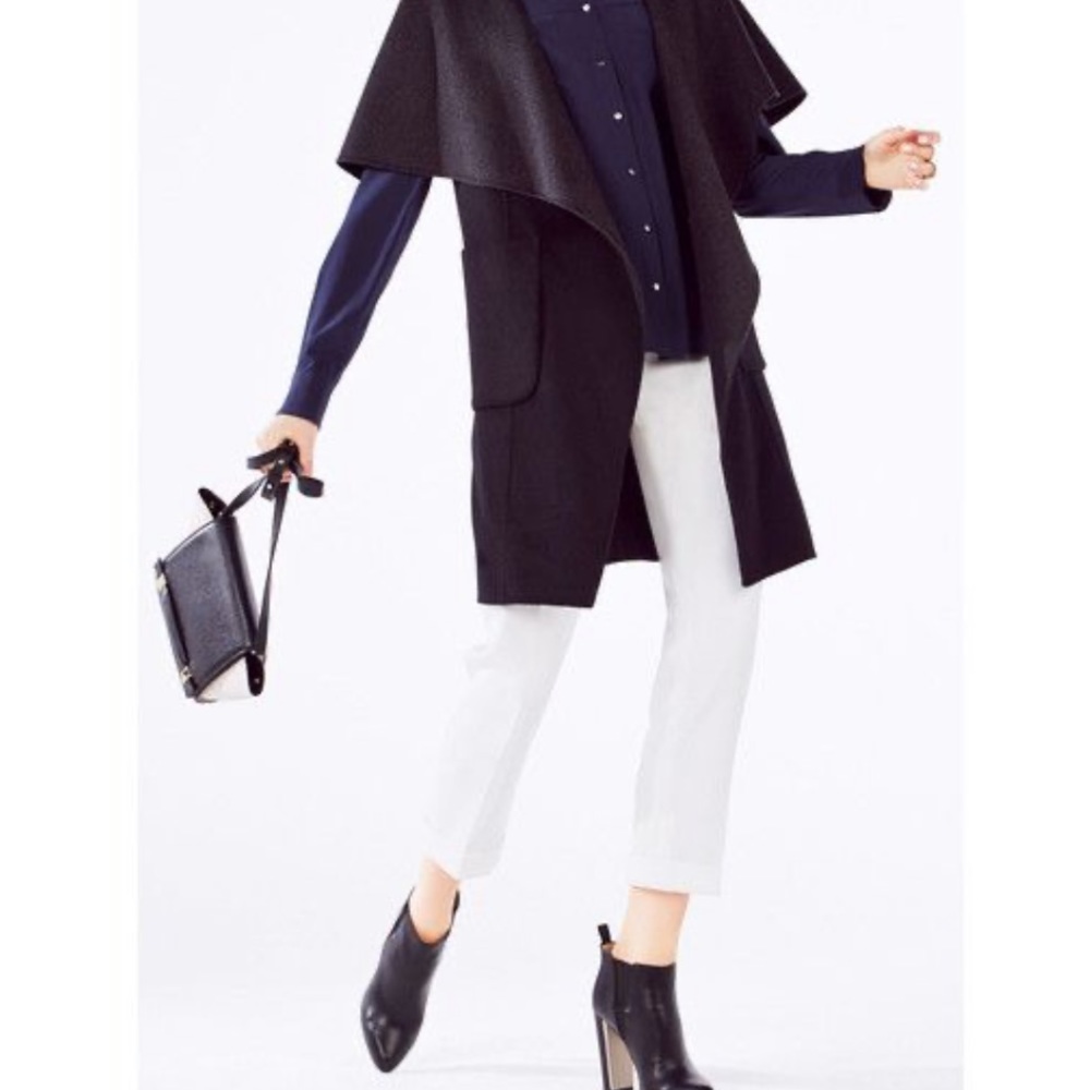 BCBGMAXAZRIA Cole Wool Reversible Vest